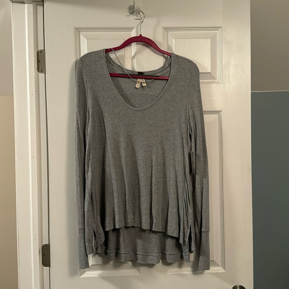 Free People gray top